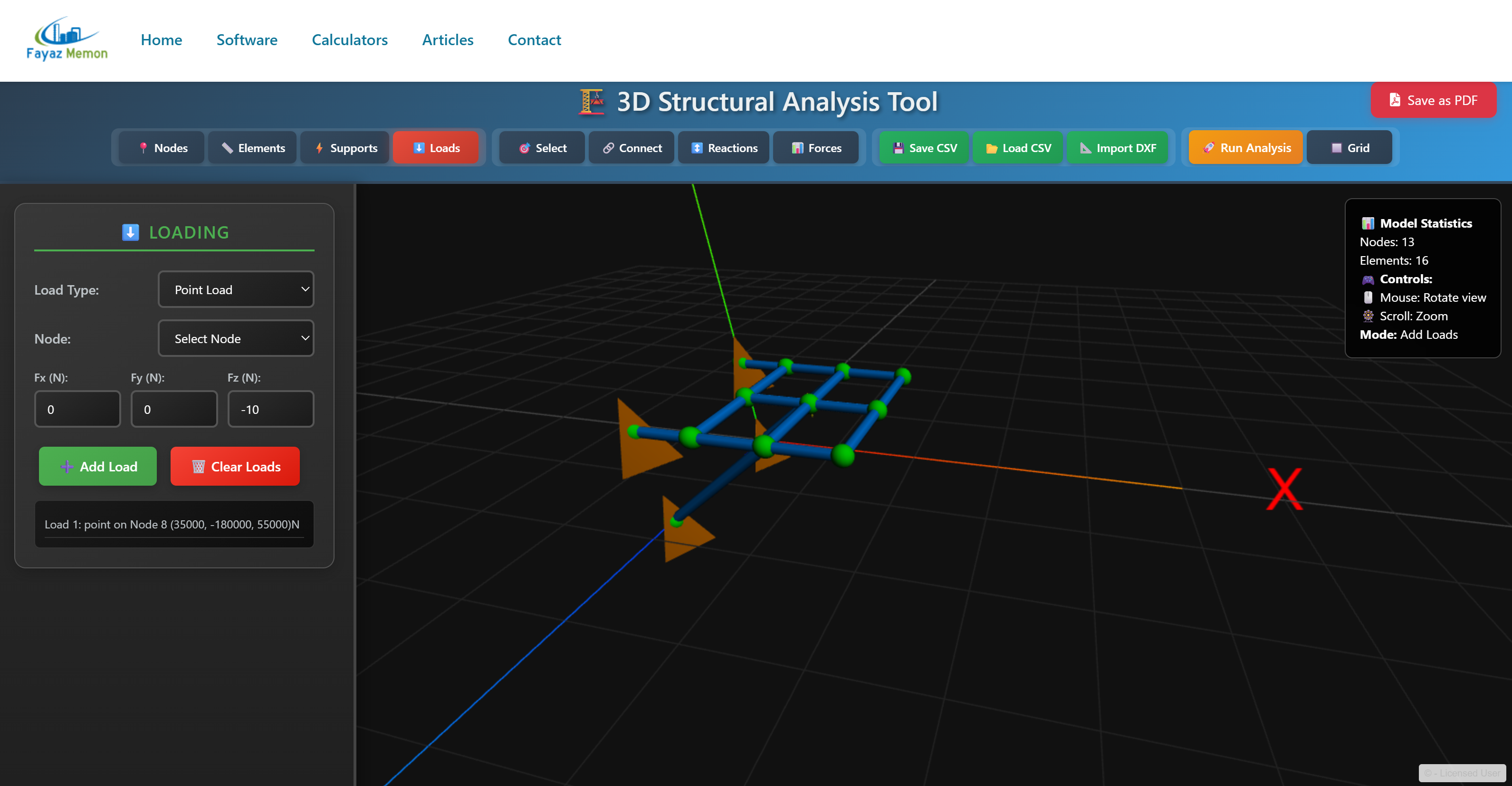 3D Structure Analysis Tool