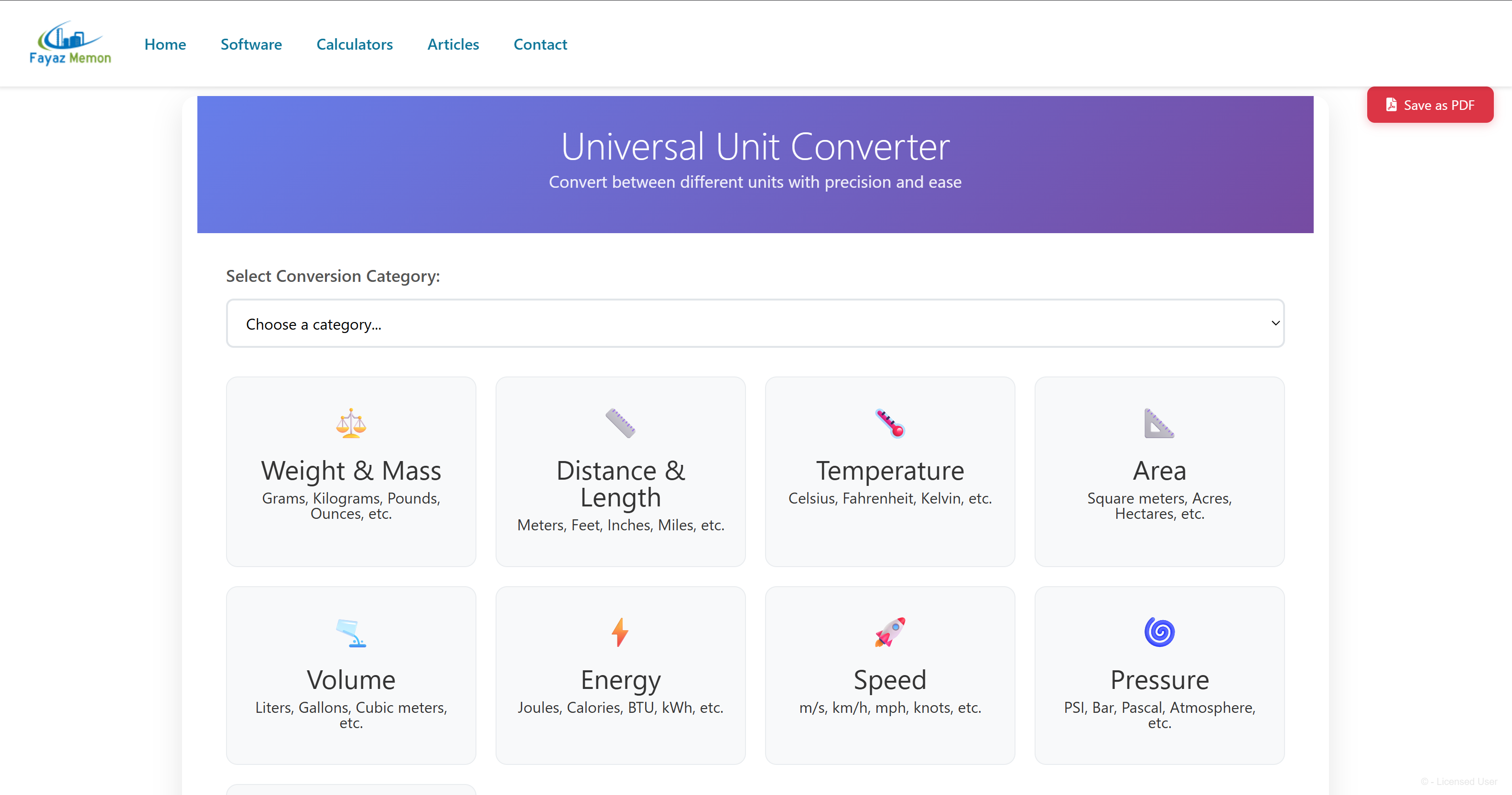 Universal Unit Converter